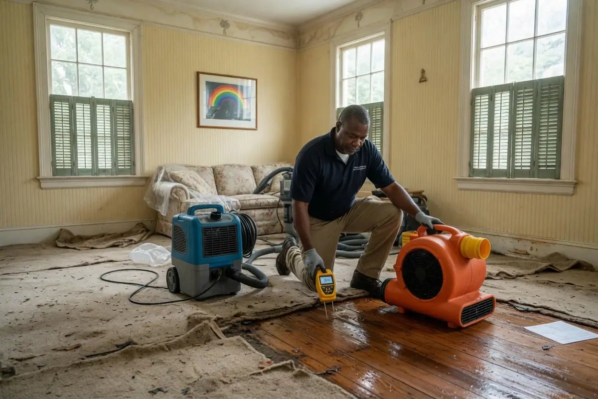 Water Damage Restoration Charleston SC, LLC crew at work